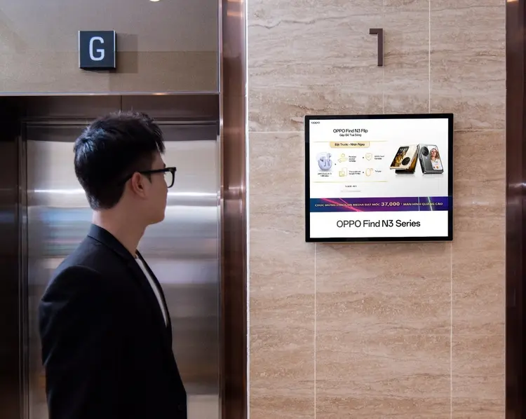Ngành kinh doanh các sản phẩm điện tử tiêu dùng sẽ bùng nổ doanh số khi thực hiện chiến dịch quảng cáo thang máy phù hợp