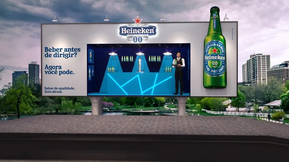 Heineken 0.0 đã tạo nên một chiến dịch quảng cáo ngoài trời đột phá
