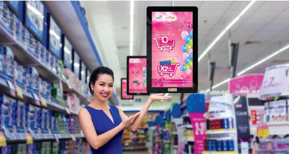Quảng cáo tại siêu thị giúp thúc đẩy hành vi mua hàng với khách hàng đang trong tâm lý mua sắm