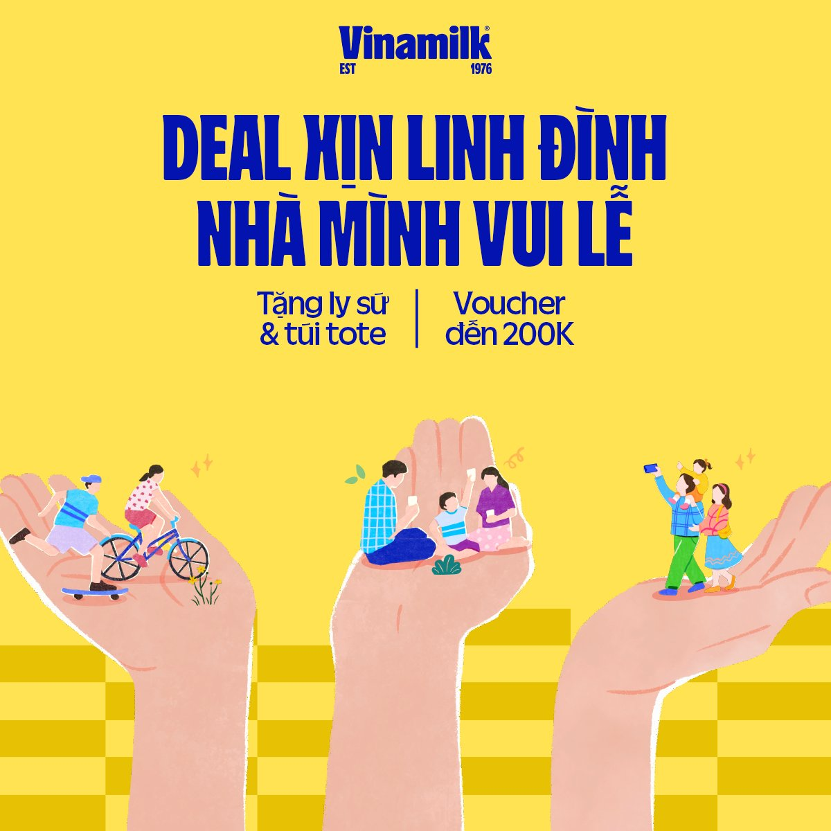 Khuyến mãi đúng cách giúp giữ vững định vị mà vẫn thu hút khách hàng mới. (Nguồn: Vinamilk)