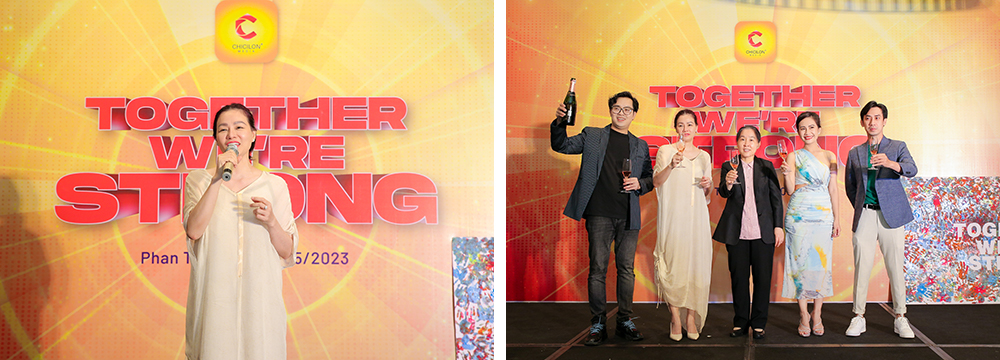 Bursting in the vibrant party night