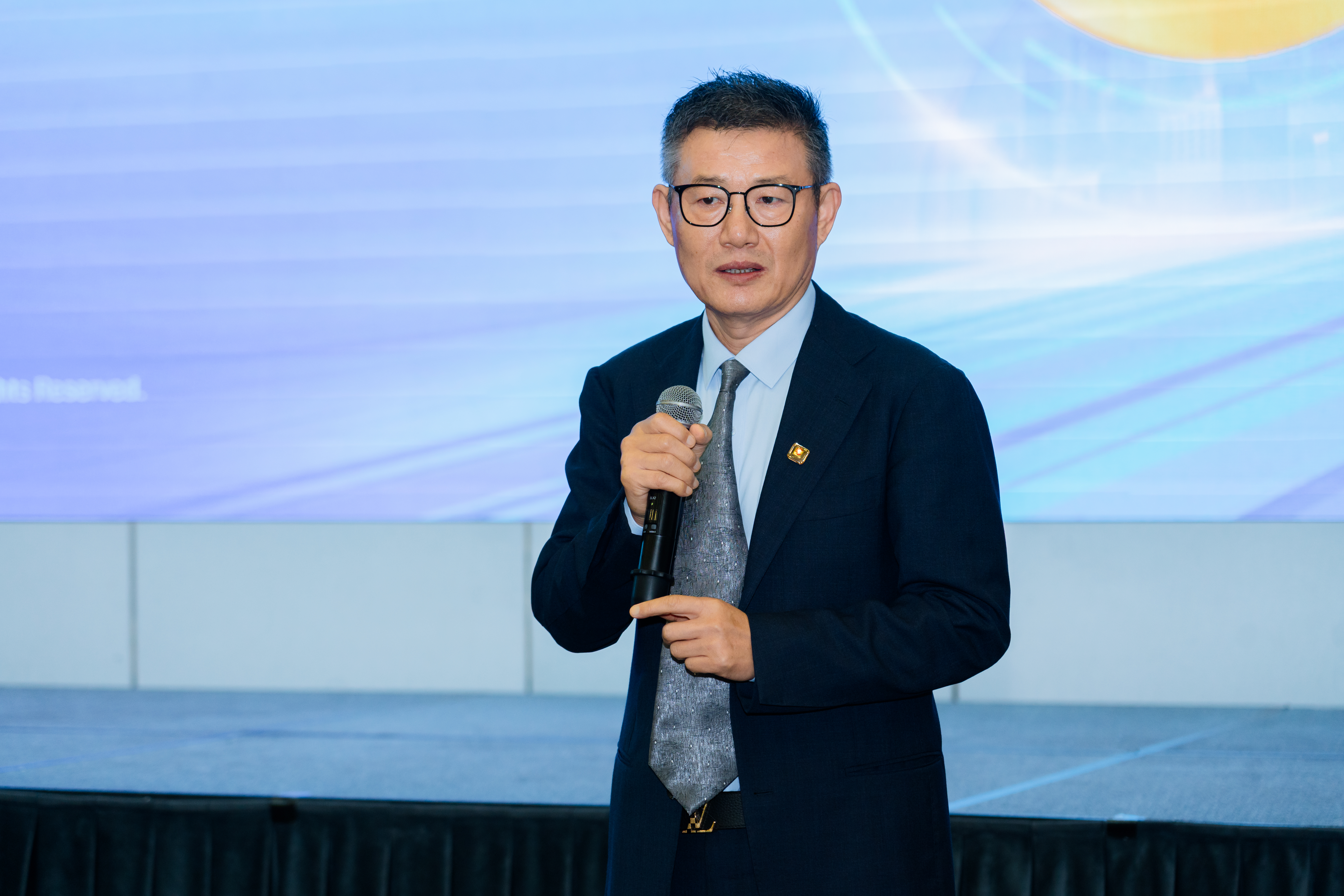 Ông Guo Zhi Feng - Chủ tịch kiêm CEO Chicilon Media - phát biểu tại sự kiện