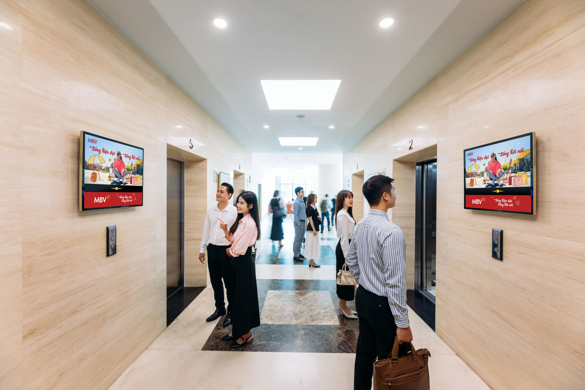 Chicilon Media's advertising screens