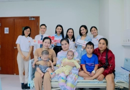 Chicilon Media thăm hỏi trẻ bệnh tim bẩm sinh