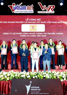 Chicilon Media được vinh danh Top 500 Doanh nghiệp lợi nhuận tốt nhất Việt Nam