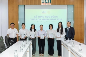 Chicilon Media trao học bổng 100 triệu đồng cho sinh viên Đại học Kinh tế TPHCM