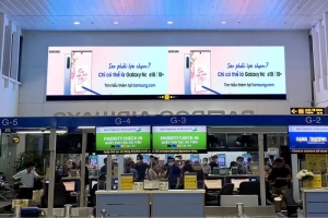 Quảng cáo sân bay Tân Sơn Nhất: Tiếp cận đỉnh cao, tăng trưởng vượt trội